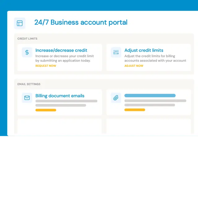 Business account self-service portal in Opypro