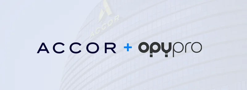 Accor + Opypro partnership announcement
